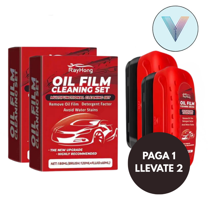 2x1 Limpiador de Parabrisas Hidrofóbico con Esponja